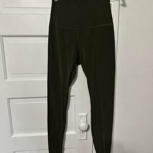 Olive green align lululemon leggings